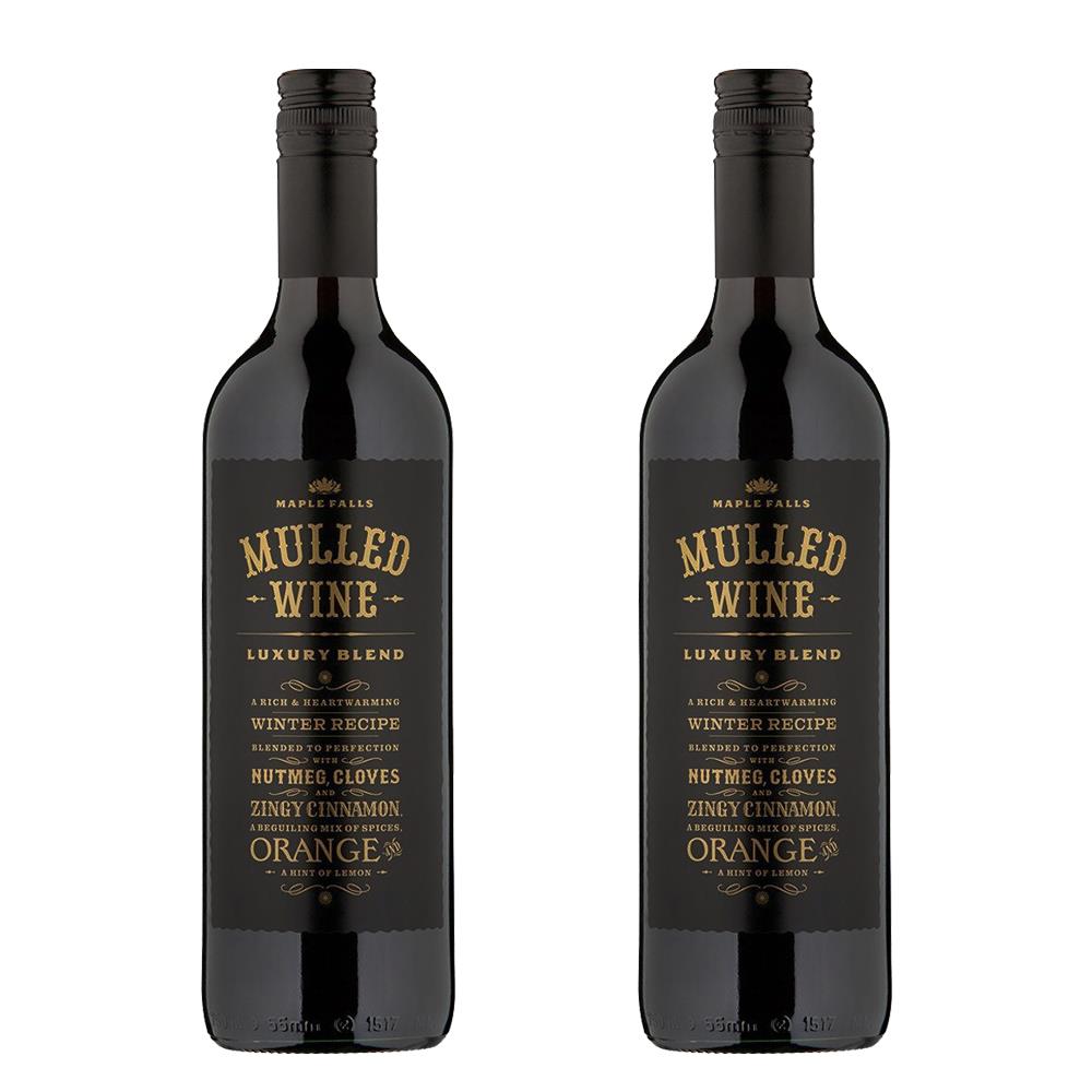 Maple Falls Mulled Wine 75cl Twin Set